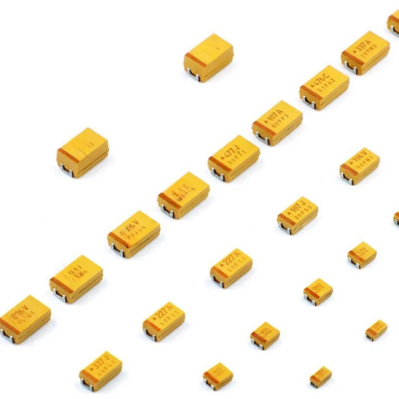 10PCS B SMD Case Kondensator tantalowy 6.3v 10v 16v 25v 35v 50v 476J 107J 227J 476A 107A 475C 106C 226C 336C 476C 107C 475E 106E 22 — zdjęcie 2