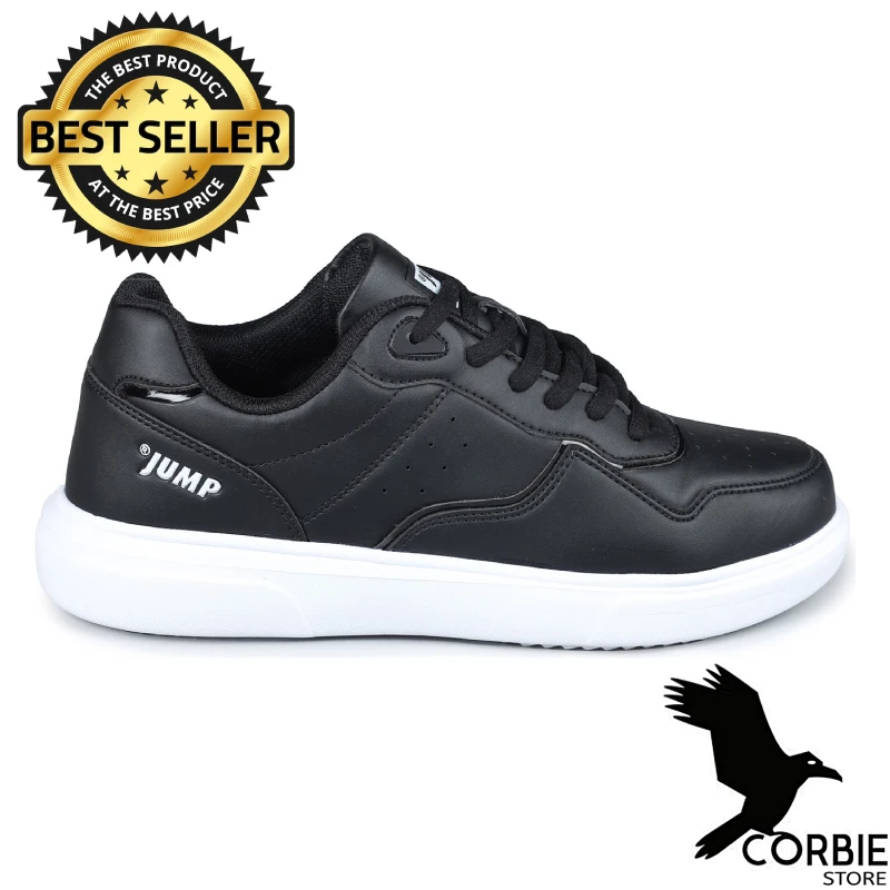 Womens Sports Shoes White Black Jump 26821