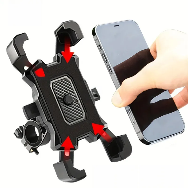 AliExpress NONE Bicycle Phone Holder Bike Accessories Motorcycle Adjustable Stand 360° Rotatable GPS Clip Cycling Mtb Accesories Bikes Sports