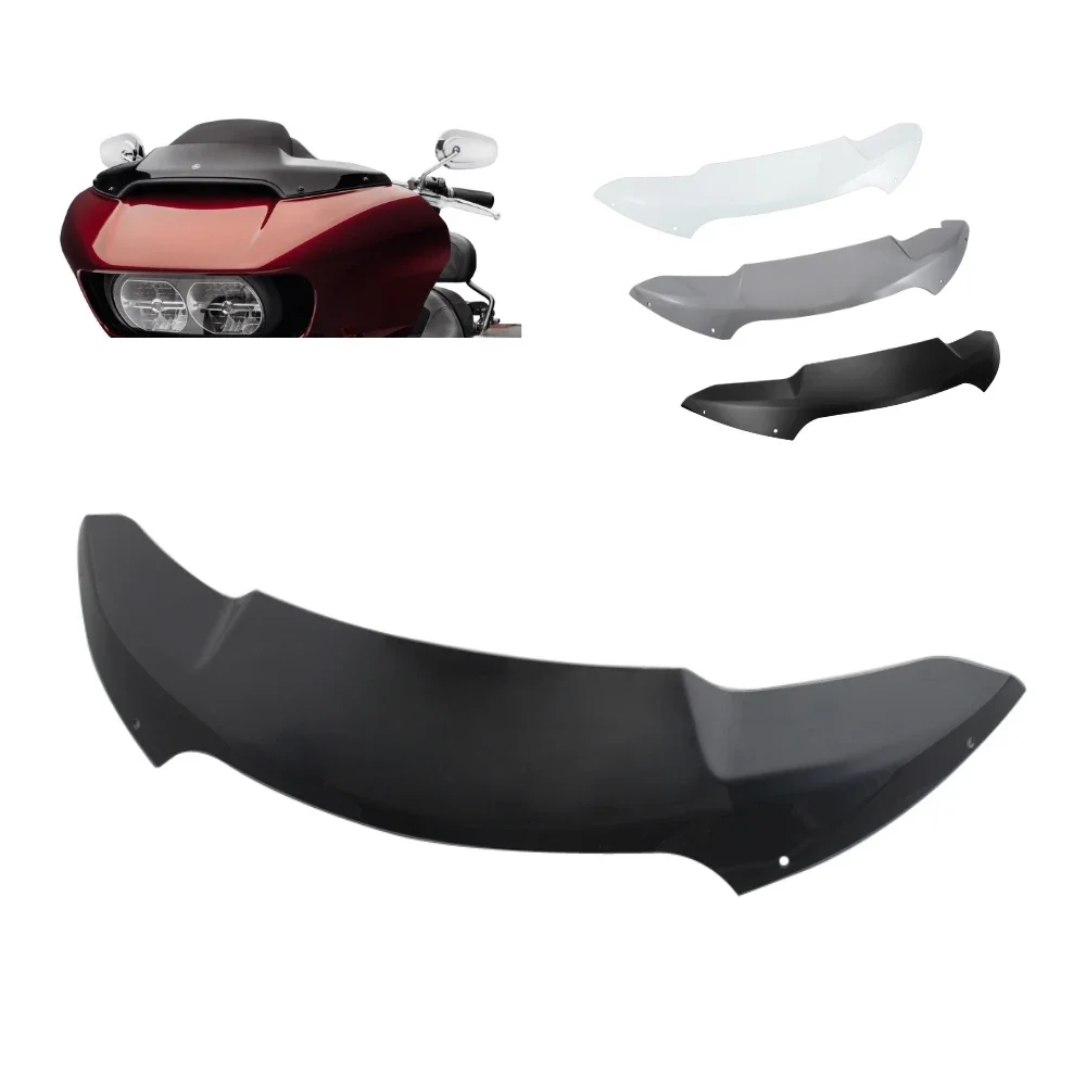 Szyba przednia motocykla fala owiewka szyby przedniej deflektor wiatrowy dla Harley Touring Road Glide FLTRX CVO Ultra FLTR 15 + — zdjęcie 2