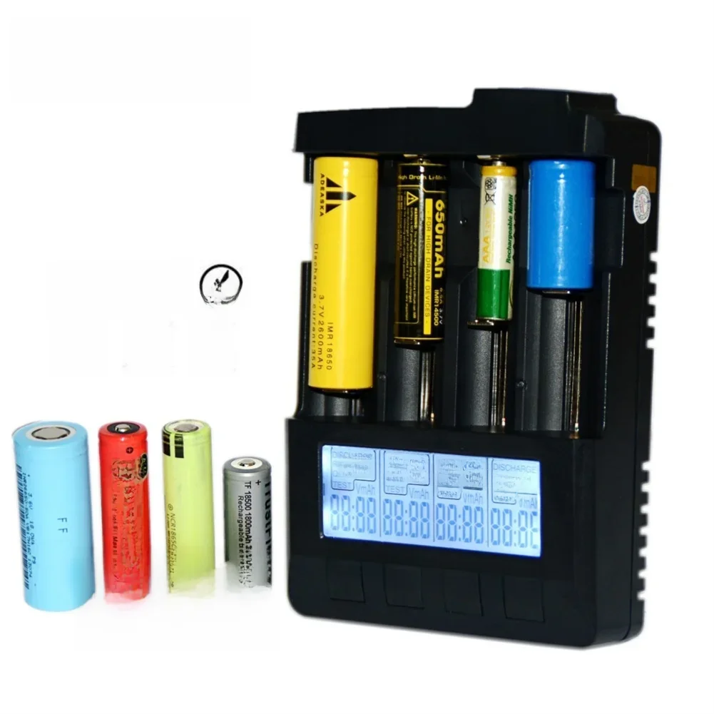 Opus BT-C3100 4 slots batterie ladegerät mit lcd bildschirm kompatibel für lithium-ion nicd nimh aa