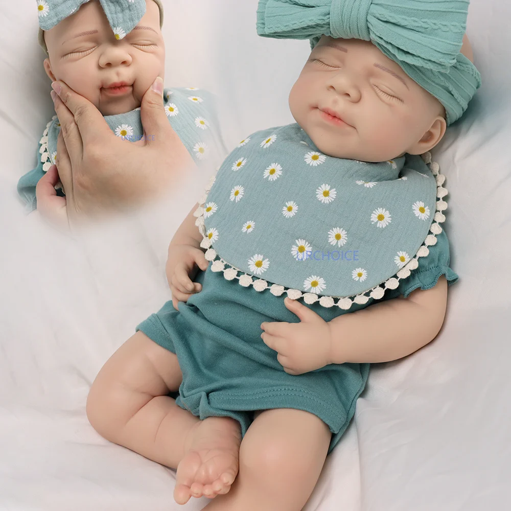 귀여운 18" 실리콘 다시 태어난 인형 실물 같은 손으로 그린 ​​피부 신생아 아기 소녀 & 소년 아트 컬렉션 다시 태어난 인형 매니아