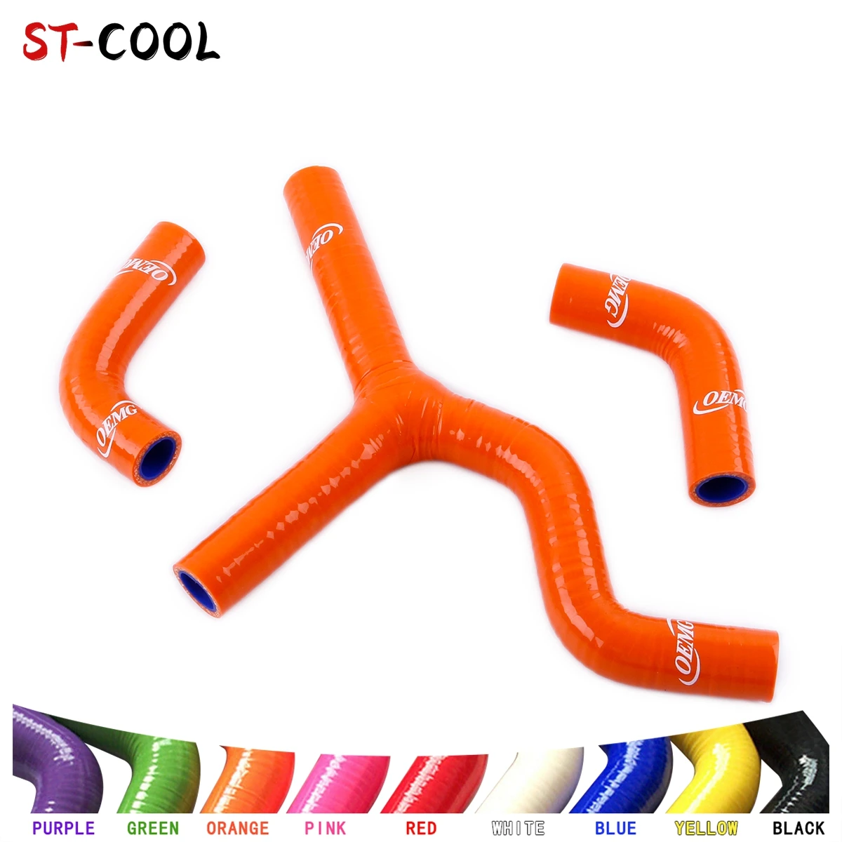 FOR KTM 450SX 525SX 2003 2004 2005 2006 450 525 SX Radiator Coolant Silicone Hoses Kit Tubes Piping 3Pcs 10 Colors