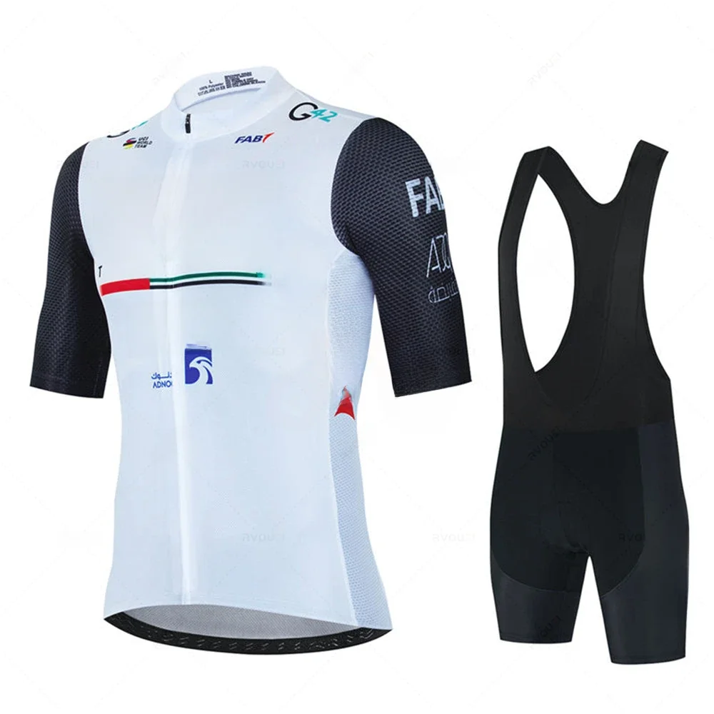 AliExpress 2024 Uae Cycling Jersey Set MTB Uniform Bike Clothing Summer Breathable Bicycle Shirt Ropa Ciclismo