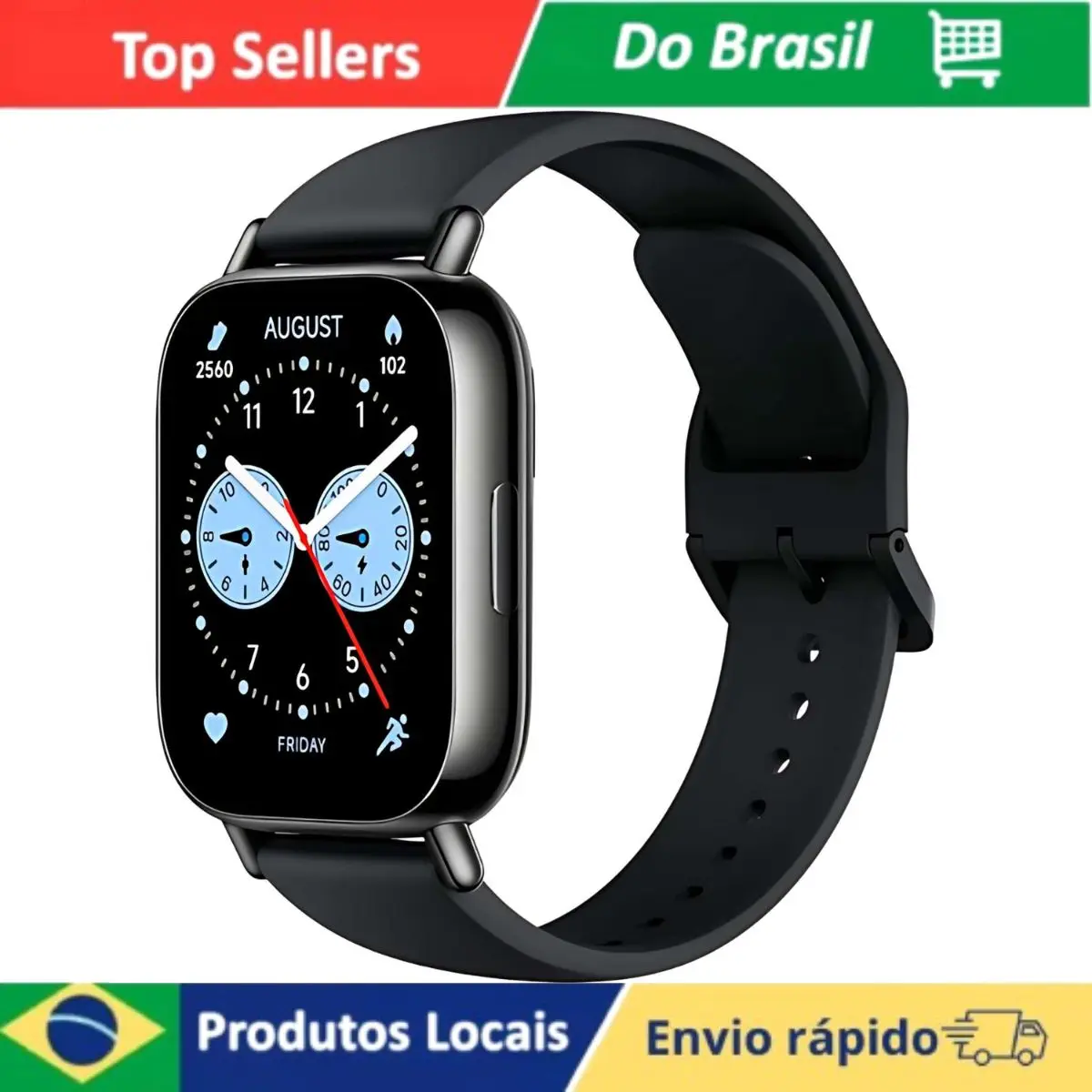 Smartwatch Redmi Watch 5 Lite Tela AMOLED 1,96