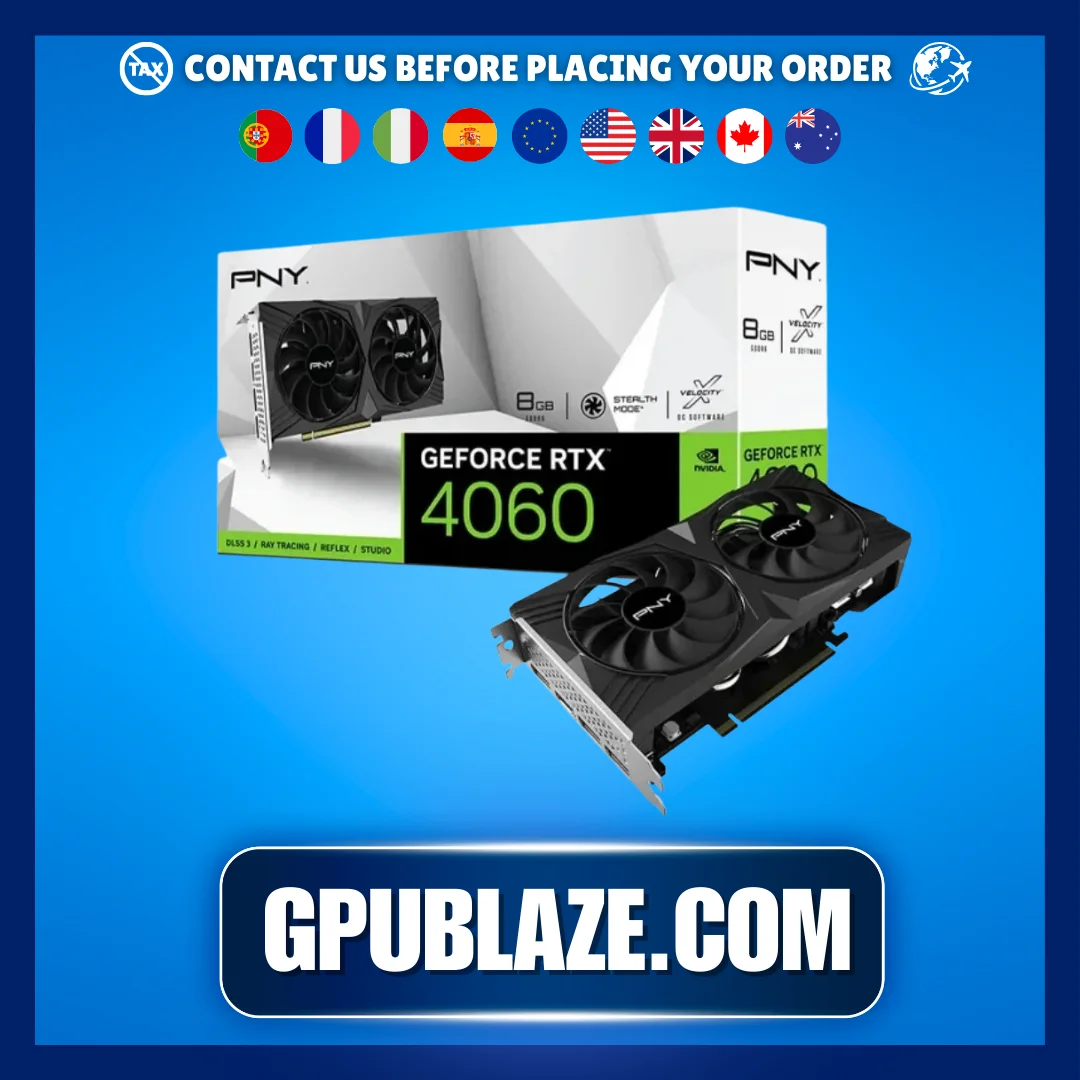 Tarjeta gráfica VERTO para videojuegos GeForce RTX 4060, 8GB, GDDR6, Nvidia RTX4060, GPU, 8 pines, 128 bits, 4060, placa de vídeo