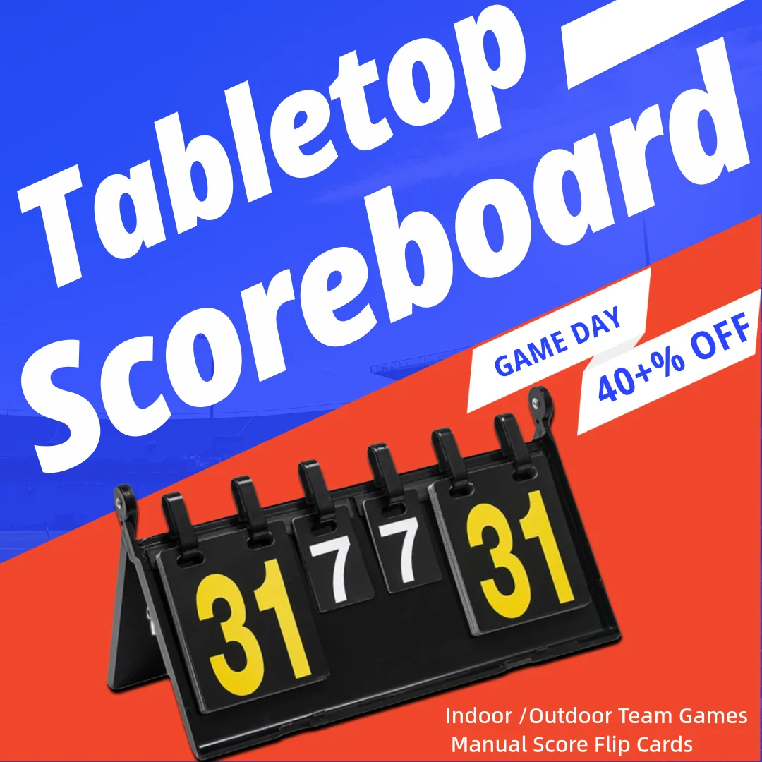 Tabletops Scoring Board MultiSports Score Flip Scoreboard Tragbare Tabletops Scoreboard Flipper Leicht Flip Score Keepers Board