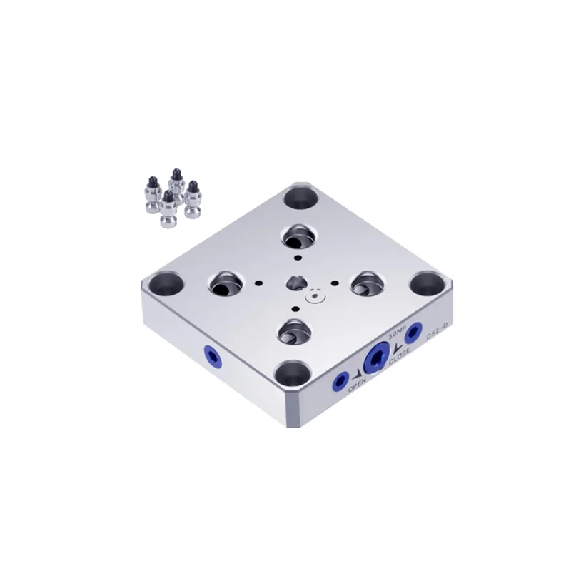CNC Precise 52mm Cube Precision Machining Manual Chuck - D China Zeropoint tooling maker