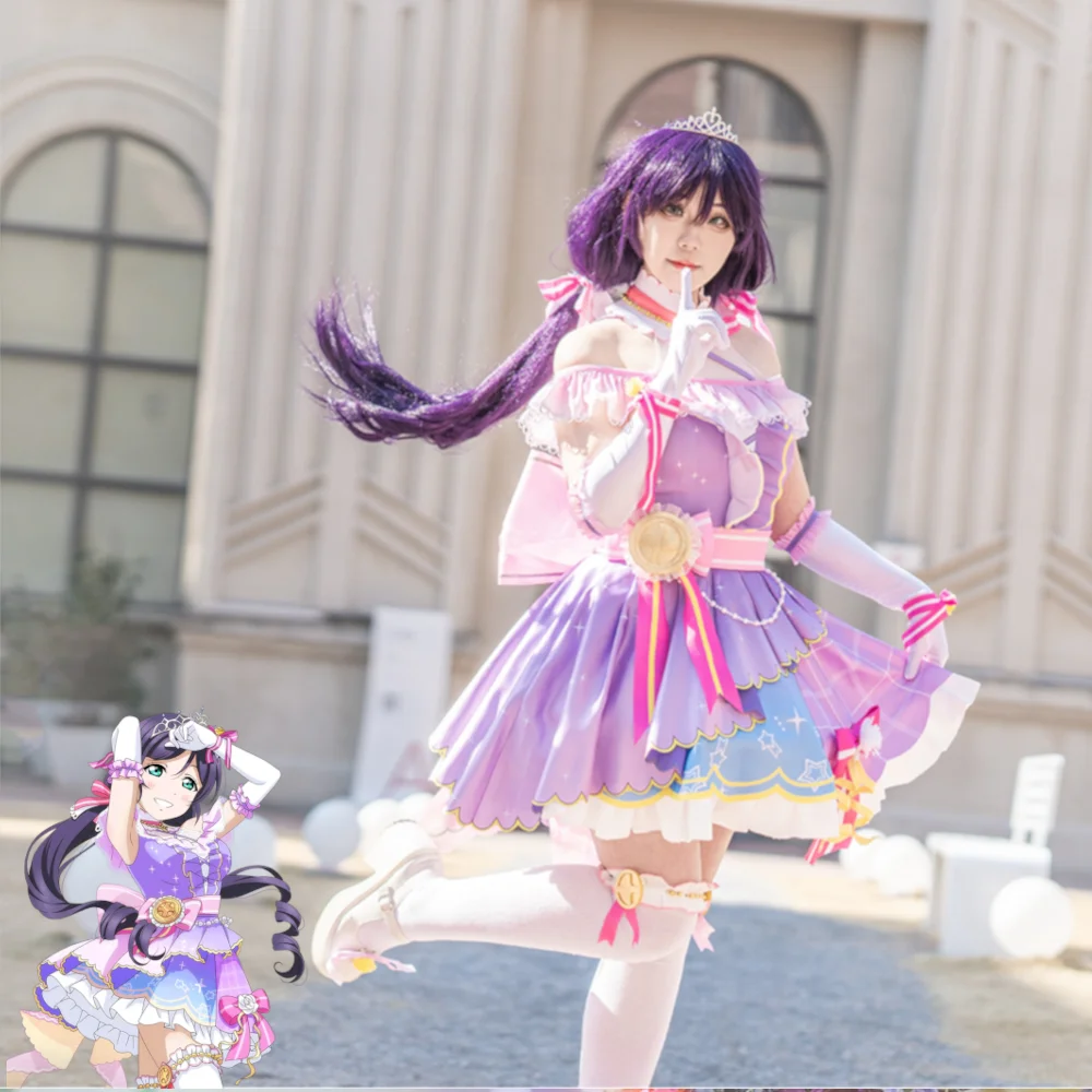 Love Live นับถอยหลังคอสเพลย์เครื่องแต่งกายสําหรับผู้หญิง Nozomi Eli Kotori Honoka Umi Rin Maki Nico Hanayo ชุดแฟนซีปาร์ตี้ฮาโลวีนชุด