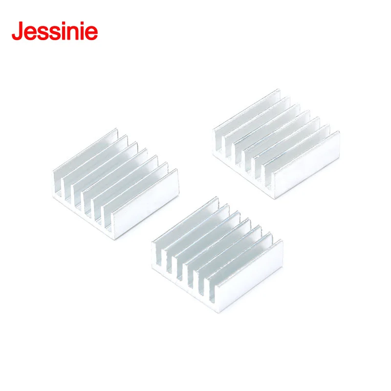 100 sztuk/1 szt. 14*14*6mm Radiator z Stopu Aluminium, Chłodnica do Chipów Elektronicznych IC, Radiator Chłodzący do CPU RAM GPU PCB — zdjęcie produktu 2