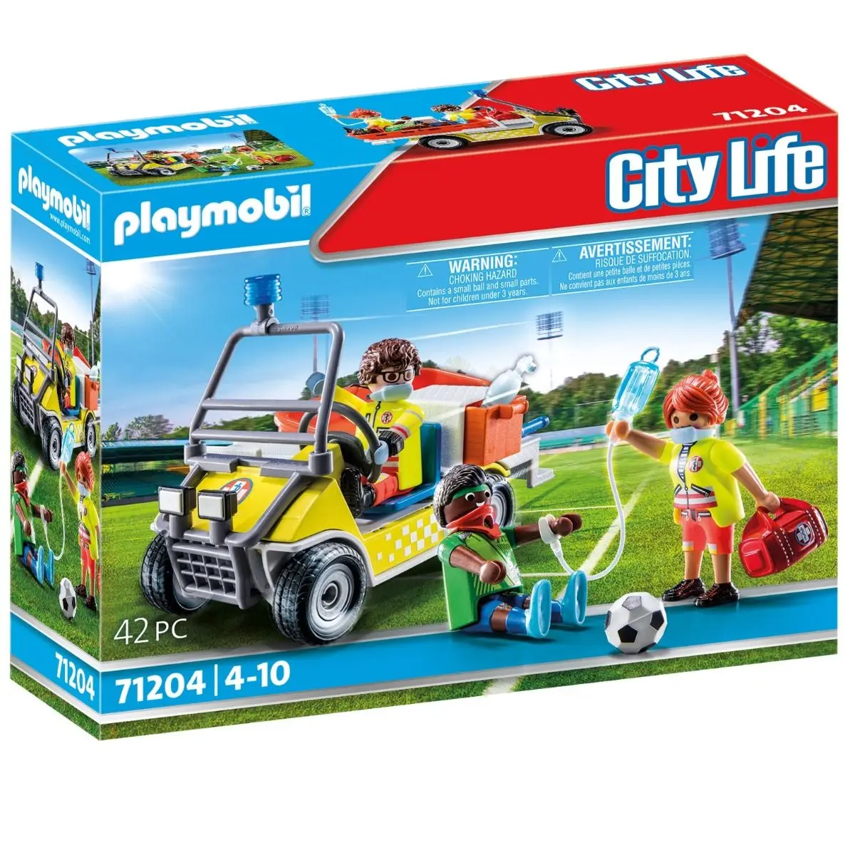 Playmobil original 71204 Rescue Car clicks Gift Boy Girl Toy Man Woman With Box Official Shop