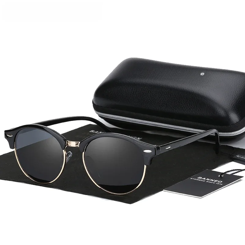 2020 HD spolaryzowane okulary mężczyźni kobiety jazdy marka fajne UV400 moda nowe okulary gorący bubel odcienie Feminin óculos De Sol — zdjęcie 2