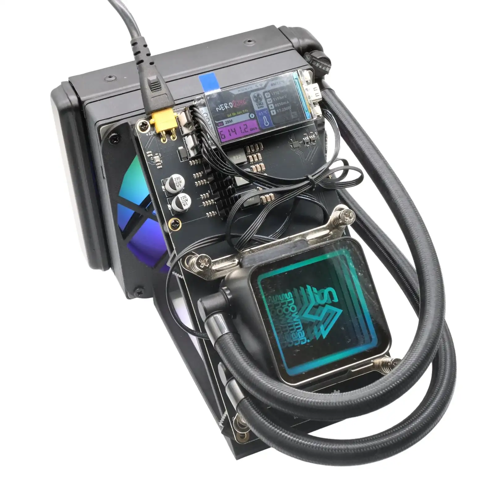 DISCOUNT SALE ON  Home Bitcoin Solo Miner NerdQaxe++ Rev 6.1 – 6TH/s NerdMiner, Low Power Crypto Mining Device