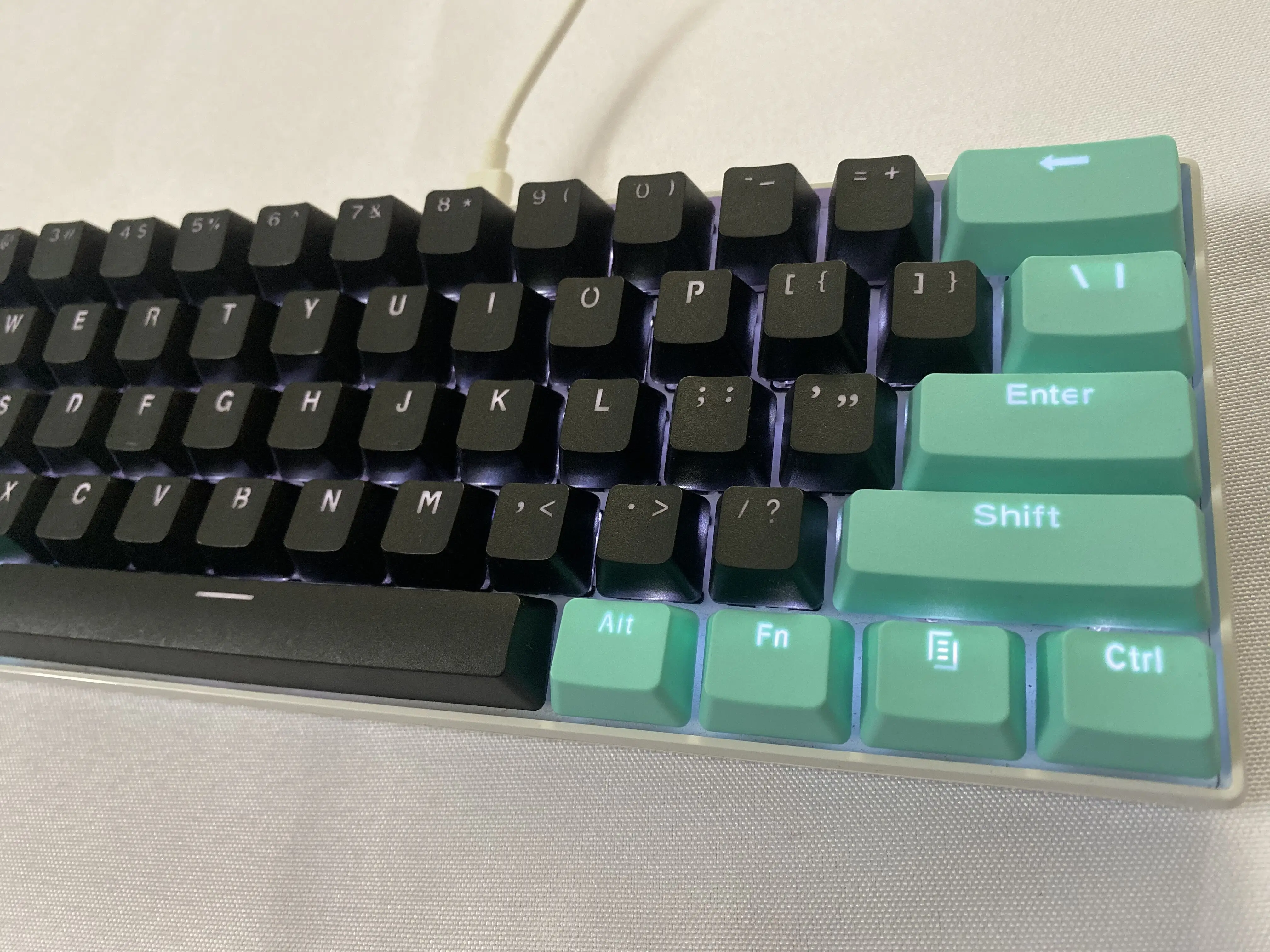 Rk 61 Tasten kappen pbt Material oem hoch Tasten kappen, hintergrund beleuchtete zweifarbige mechanische Tastatur-Tasten kappen (nur Tasten kappen verkauft) rk 61 Tasten kappen