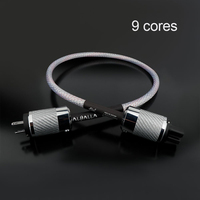 Hi-End Nordost Valhalla Series II 9 Cores Power Cord US/EU version Amplifier CD Player ,Power Wire ,Schuko power plug for audio
