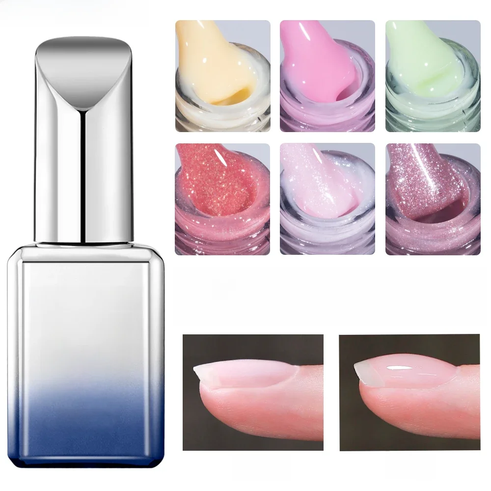 KODIES GEL NEU Selbstnivellierender Gel-Nagellack, 15 ml, semi-permanent, UV-Frühling, nackte Farbe, C-Bogen, französische Gel-Maniküre, Salonqualität