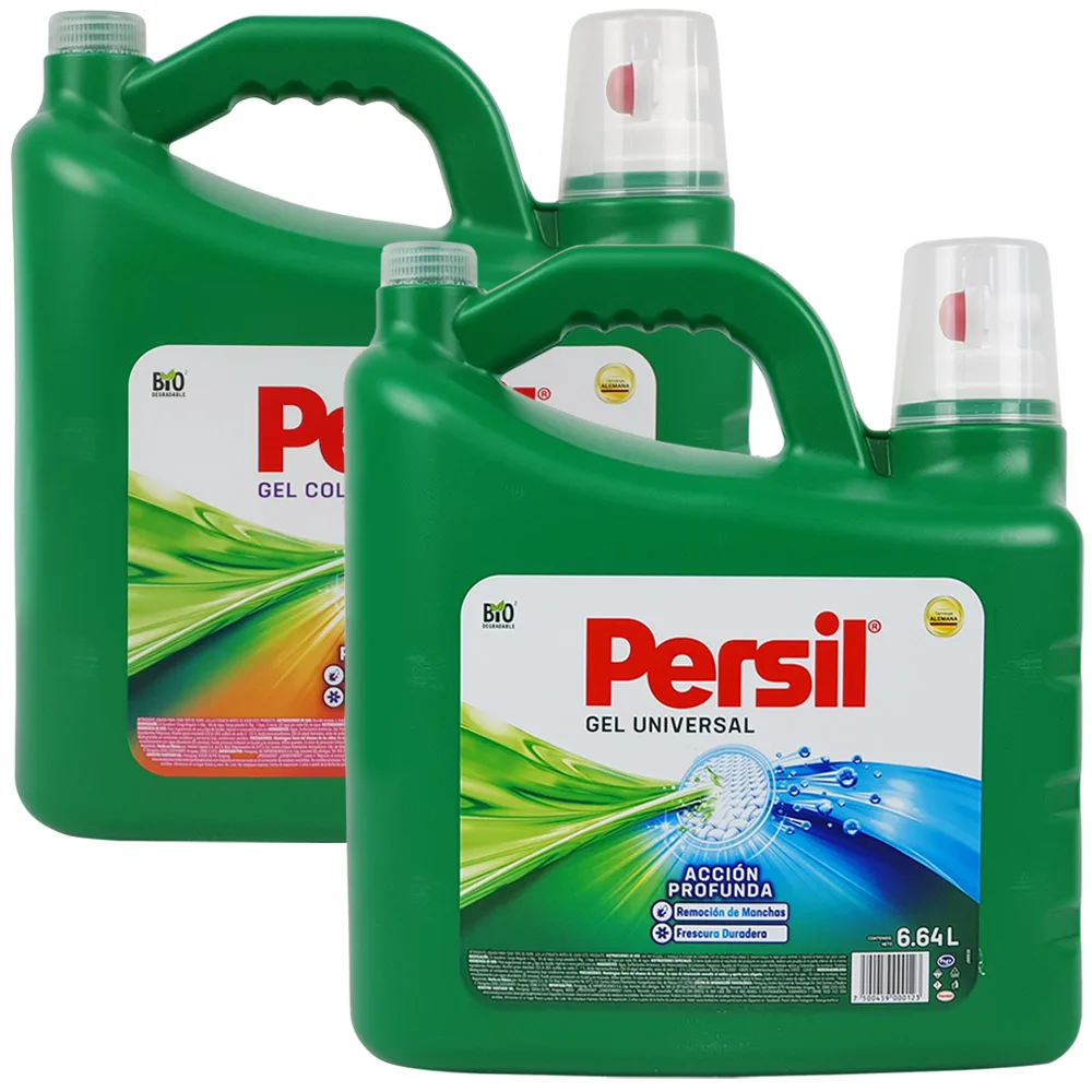 Gel de Persil Universal, Gel de Color líquido para lavar la ropa, 6,64l