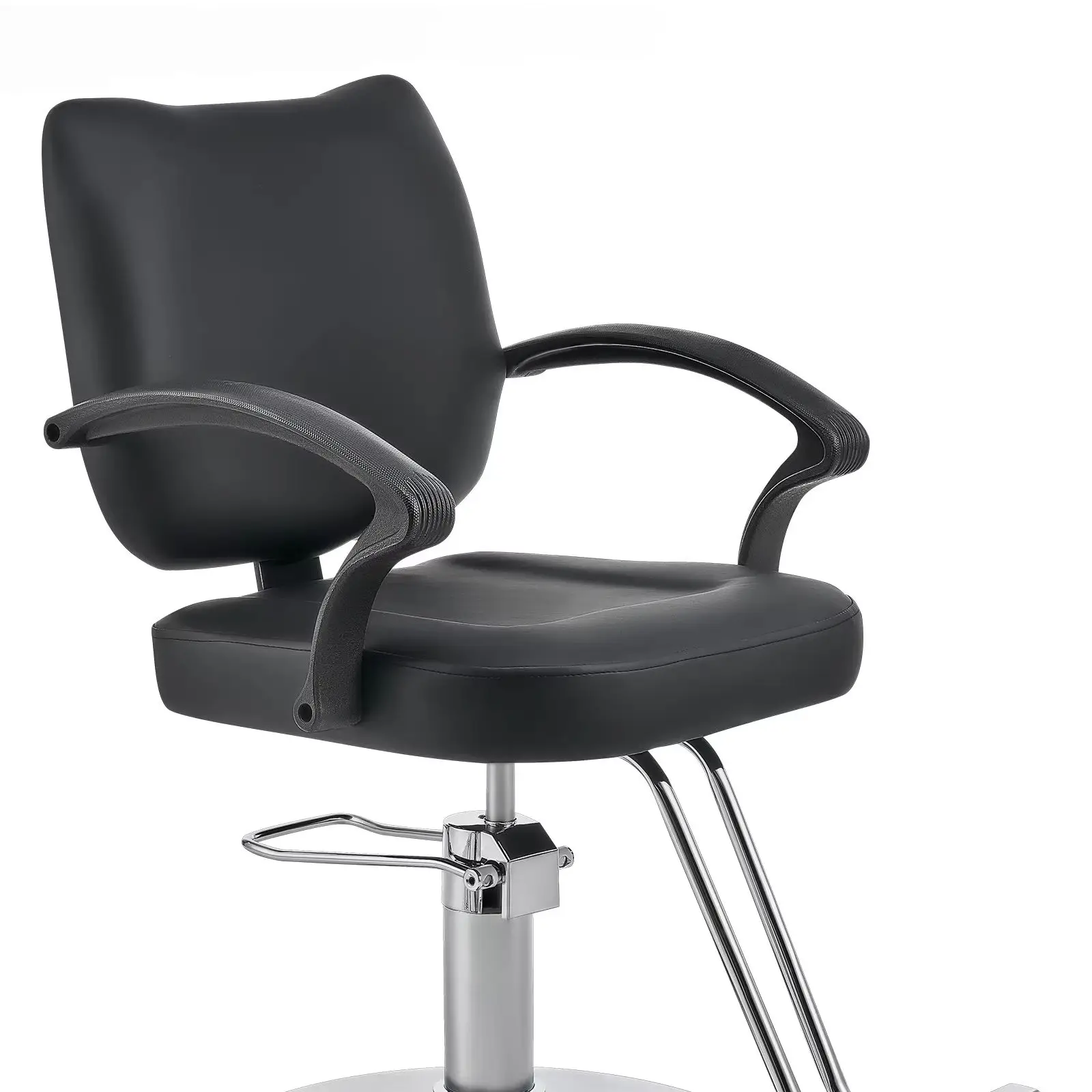 Sillón de peluquero clásico, salón de peluquería hidráulico, silla de Spa de belleza, 550 lb, negro