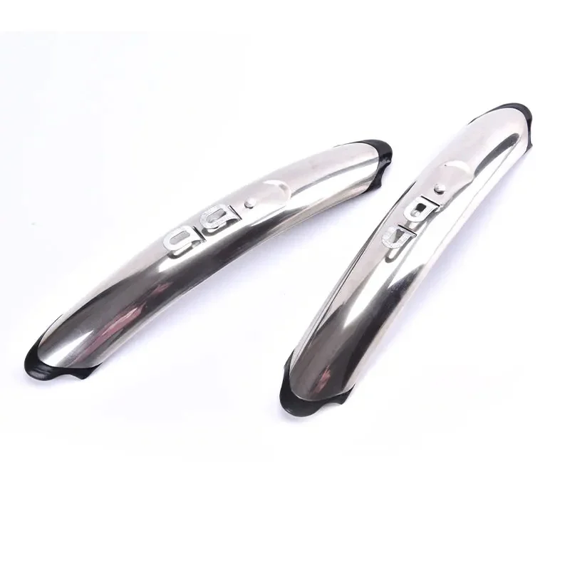 AliExpress Gmarty 1 Pair Retro Bike Front Rear Fenders 700c 27'' Stainless Steel Road Bike Mudguards
