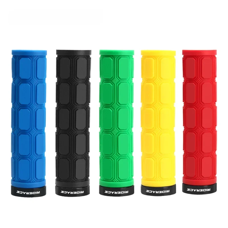 AliExpress riderace RIDERACE Mountain Bike Handlebar Grips Lock on MTB Bicycle Handle Bar Cover Rubber Shockproof