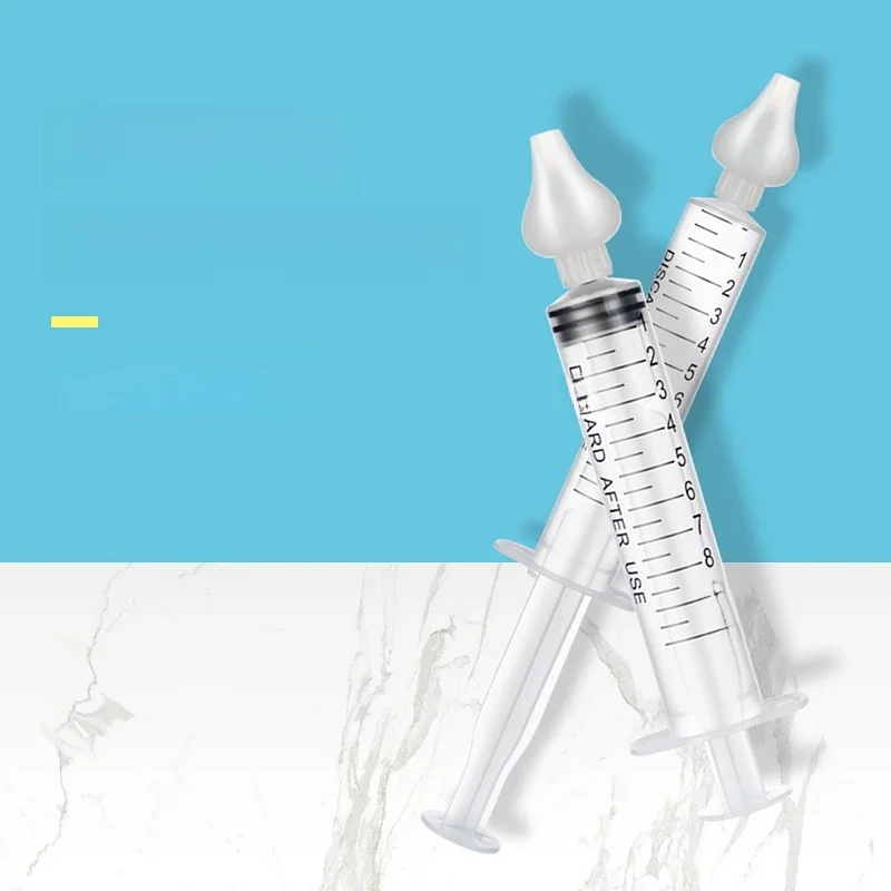 2 szt Babi Nose Cleaner Rhinitis Nasal Washer Needle Tube Baby Nasal Aspirator Cleaner Syringe Baby Nose Washing dla dzieci — zdjęcie 2