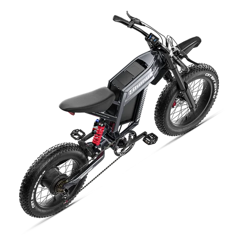 Shengmilo S900 Elcykel 1500W Motor 60V 30AH 65KM/H Elmotorcykel Terrängmotorcykel 20*4.0 Däck MTB ELBIKE Oljebroms 6 best sales elektrisk moto - №2
