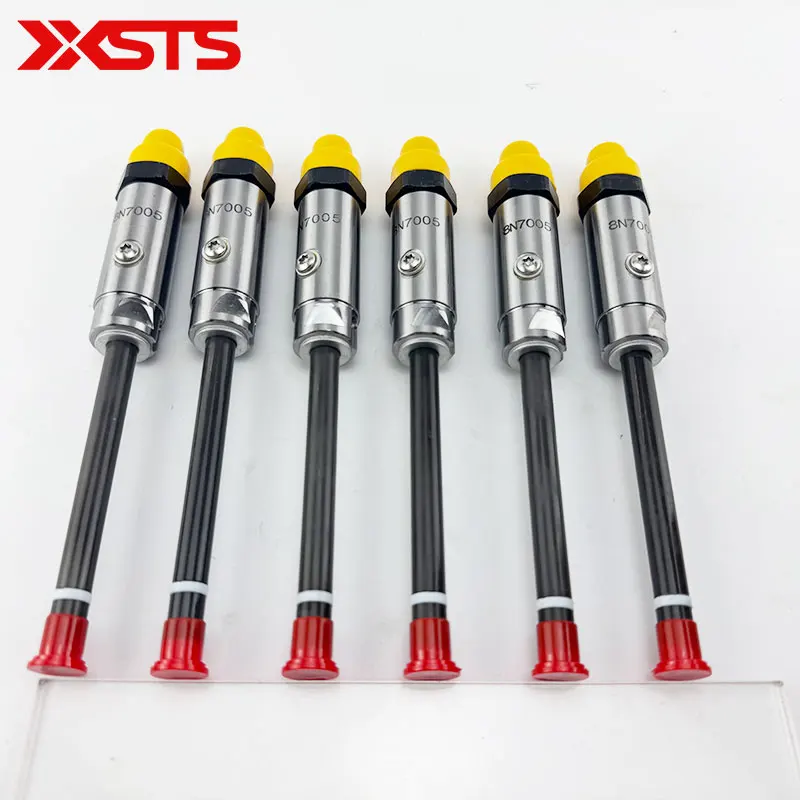 Комплект из 6 топливных форсунок 8N-7005 (8N7005) для двигателей CAT 3304, 3304B, 3306, 3306B, экскаваторов 235, 235C, запчасти для строительной техники