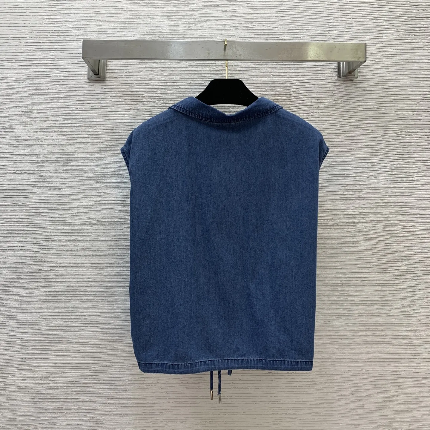 

Spring and Summer New Casual Temperament Blue Two-piece Set