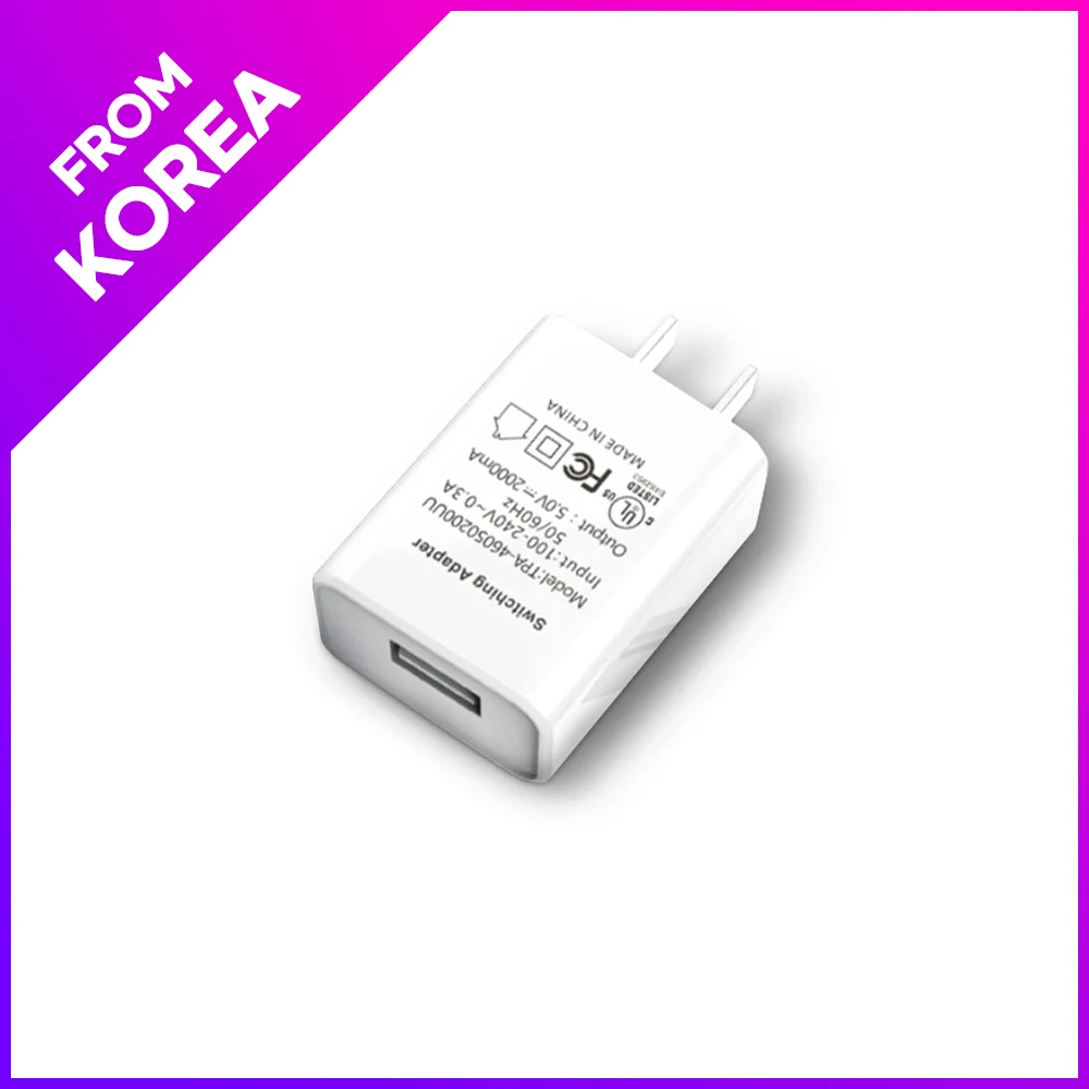 Overseas Travel Adapter Charger US Southeast Asia Thailand Hong Kong Mobile Phone Charger 1-shape Plug 110V ~ 220V Overseas Travel ready Water