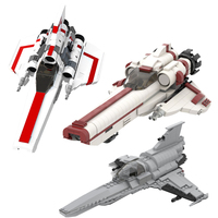 MOC Space Galacticas Viper Mark 7 Building Block Kit Spaceship Aircraft Brick Model Toy DIY Colonialed Viper STEM Christmas Gift