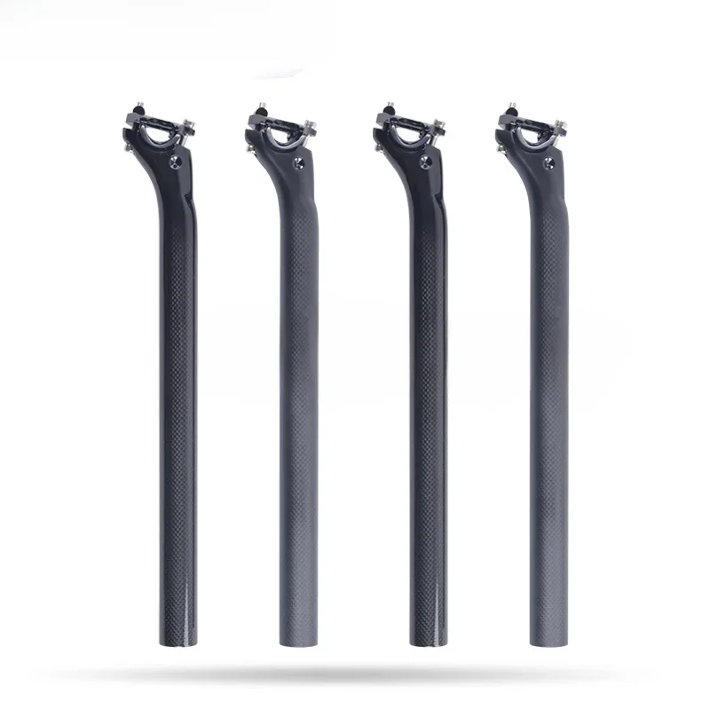 BXT Nowa sztyca rowerowa BXT w całości z włókna węglowego MTB szosowy rower górski karbonowa sztyca podsiodłowa rura podsiodłowa 27,2/31,6 * 350/400 mm części rowerowe — zdjęcie 2