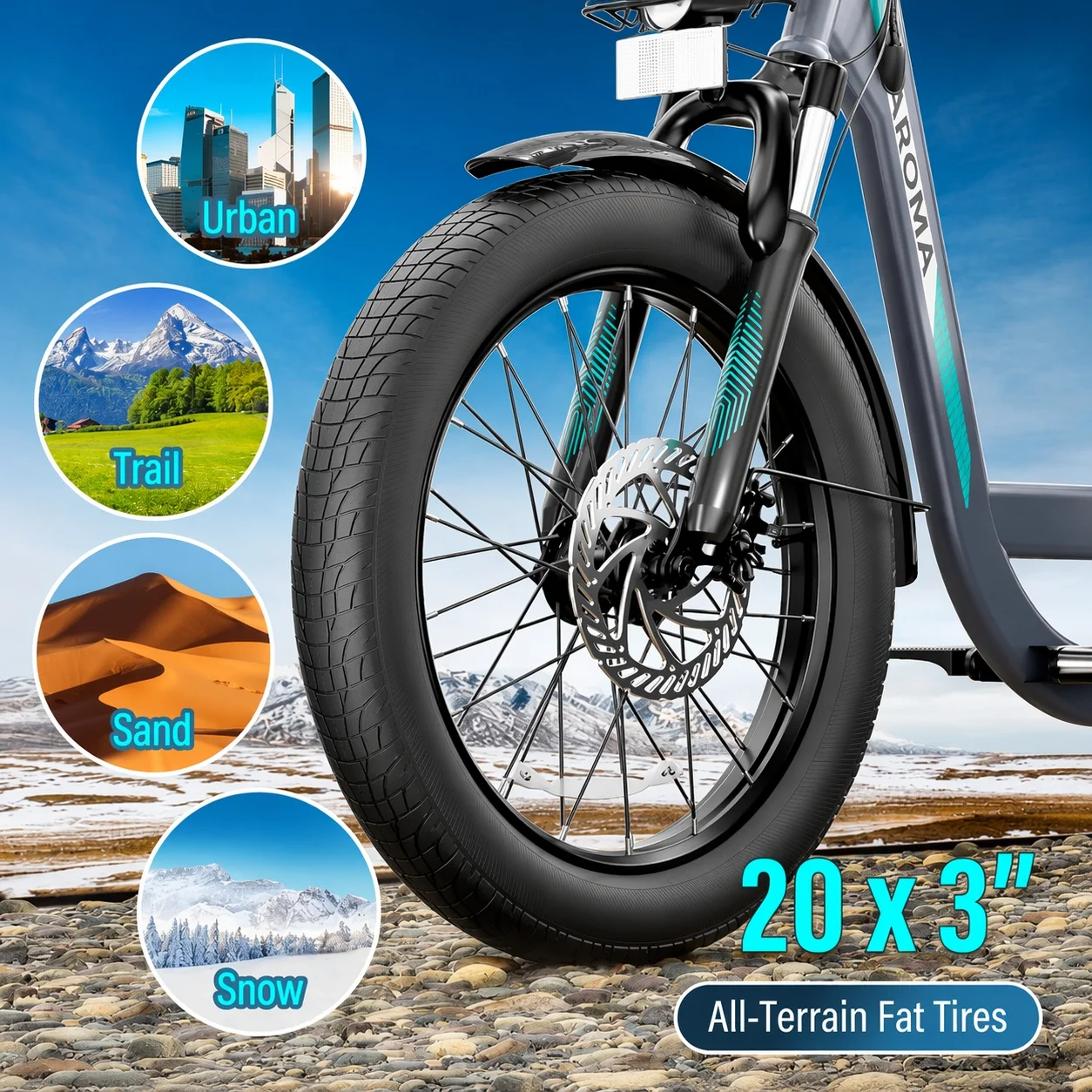 Adult Electric Scooter, 819W Motor 48V Battery, Max Speed 20MPH, Max Range 25 Miles, 20