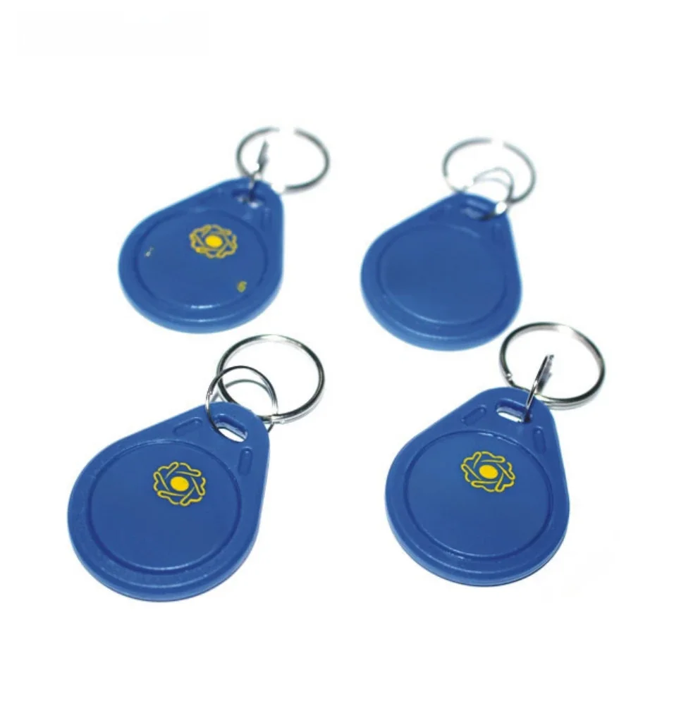 100pcs Custom Printing RFID Tag 13.56MHz Token Key Fobs Keyfob RFID Card Printed Pattern LOGOa ccess control card