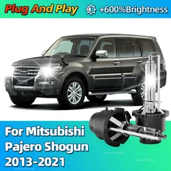 Car Headlight Xenon HID Lamp 35W D4S Bulb 6000K Light For Mitsubishi Pajero Shogun IV V8W V9W 2013 2014 2015 2016 2017 2018-2021