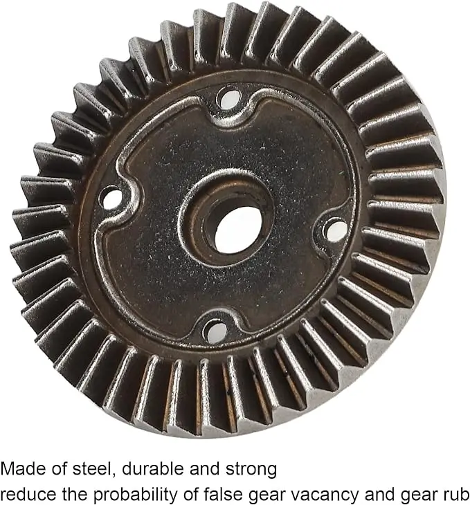 ZD Racing 1/10 DBX-10 ترس التاج التفاضلي المصقول 38T + الختم 7171 RC قطع غيار السيارات #4