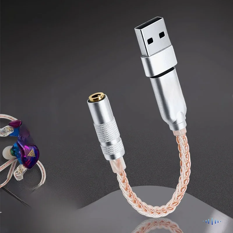 Wzmacniacz słuchawkowy DAC HiFi 32b/384kHz CX31993 MAX97220 Podwójny układ typu C do 3,5 mm Adapter do smartfona Dekoder audio IEM AMP — zdjęcie produktu 7