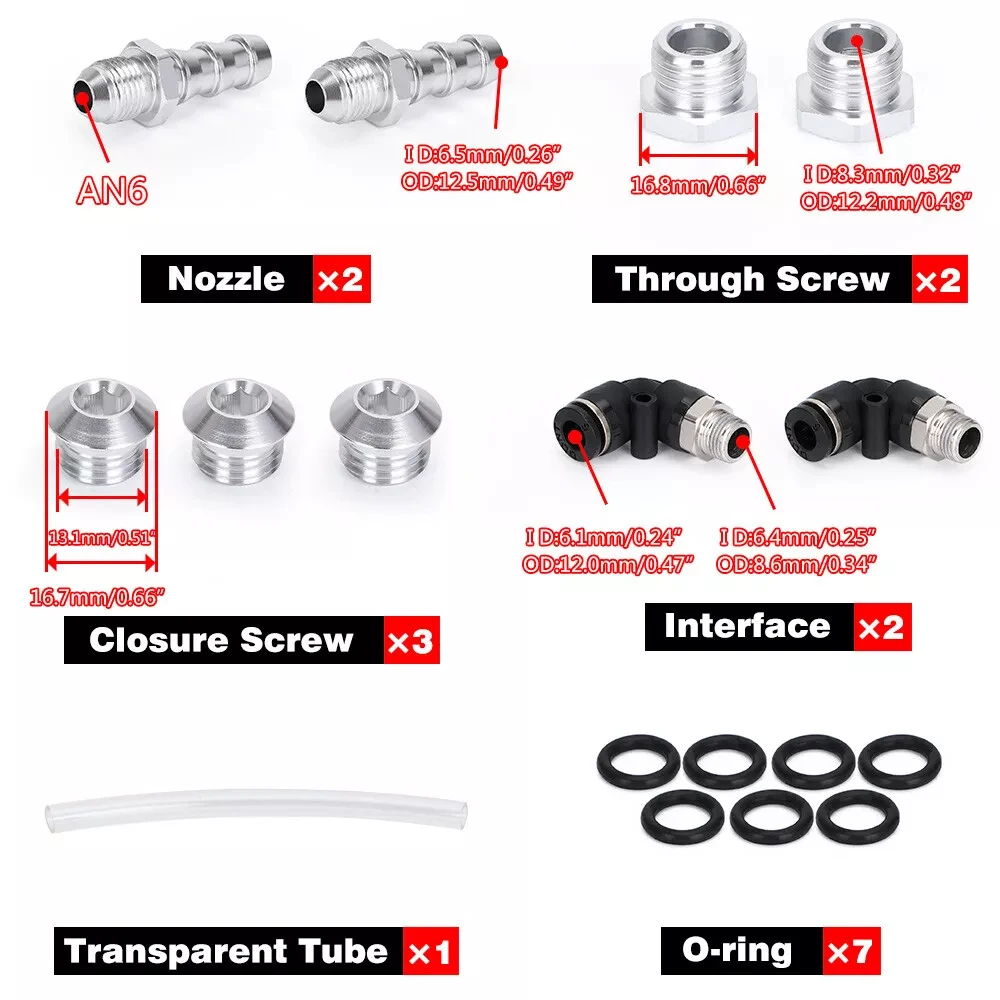 1L Aluminum Coolant Radiator Overflow Recovery Water Tank Bottle Reservoir Universal Coolant Overflow Tank Coolant Silver Black