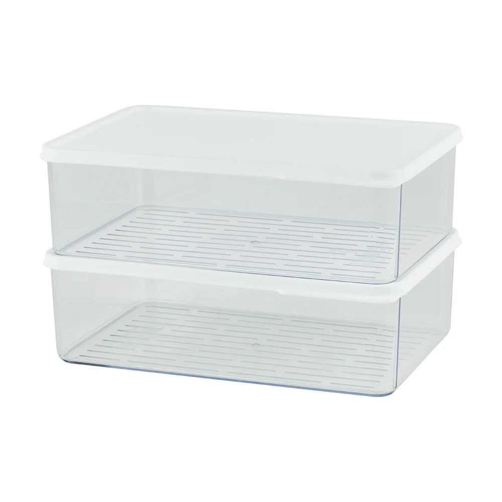 Easy and free stacker freezer clean up container high Type 1200ML 2P