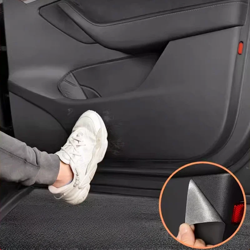Ochraniacze na drzwi samochodu Tesla Model 3/Y/6-seater Model YL, nakładki ochronne na panele drzwi, osłony przed kopnięciami i zabrudzeniami. — zdjęcie 2