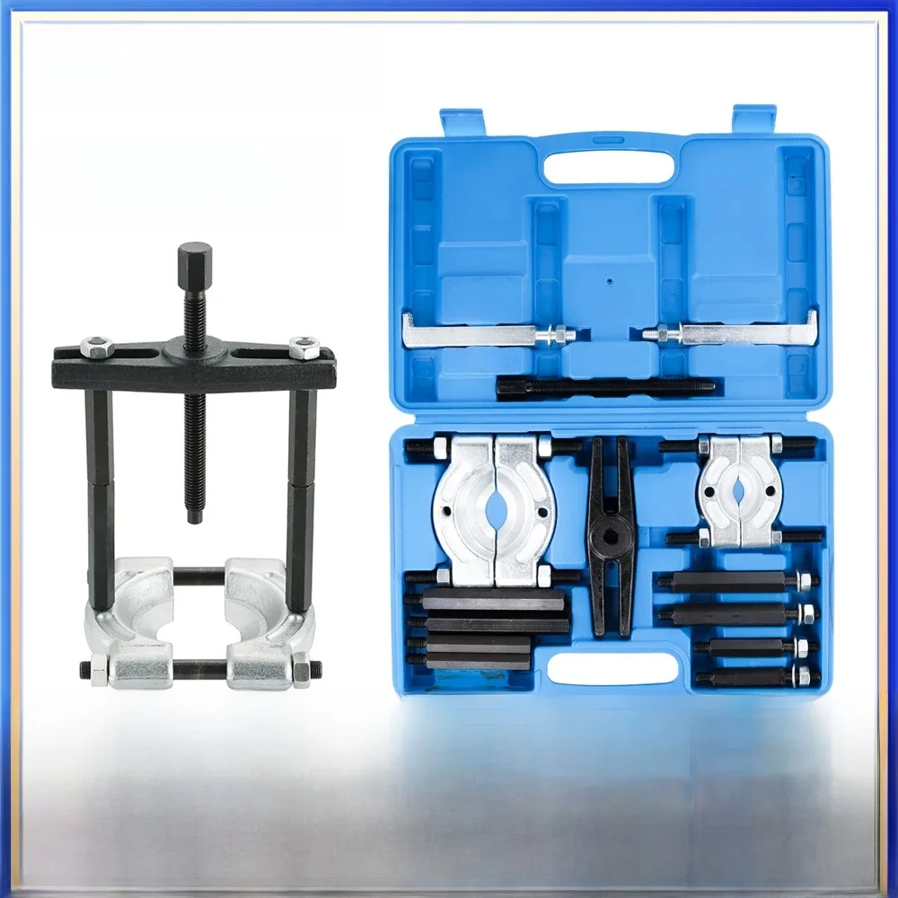 LeeKooLuu-Jeu d'extracteurs de roulement, kit de retrait de roulement de roue avec mâchoires de 2 "et 3", jeu d'extracteurs d'appellation de moyeu de roue, 14 pièces