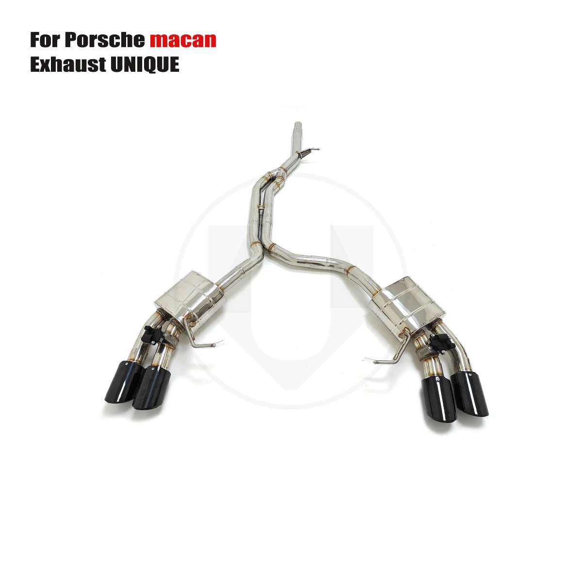 UNIQUE For 2019+ Porsche macan 2.0t performance valve exhaust system ss304 exhaust muffler