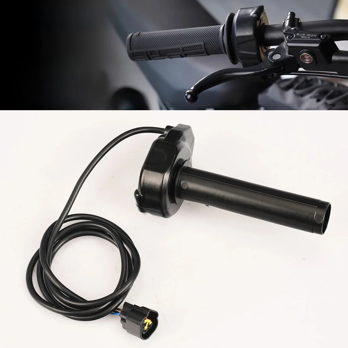AliExpress XCMT 22mm Motorcycle Throttle Turn Grip Handlebar Accelerated Handle Throttle For Sur-Ron Surron Sur Ron Light Bee S X Dirt Bike