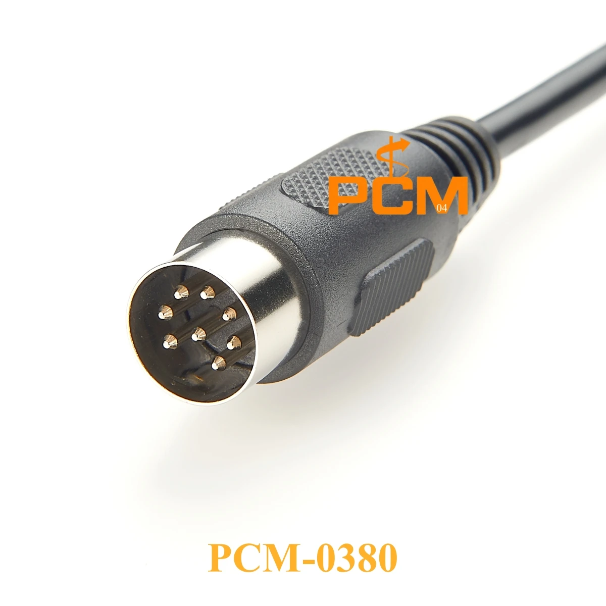 Power DIN 8 Pin Cable Round Panel Mount Male to Female for Speaker Systems Audio Equipment and Dash Mount Applications