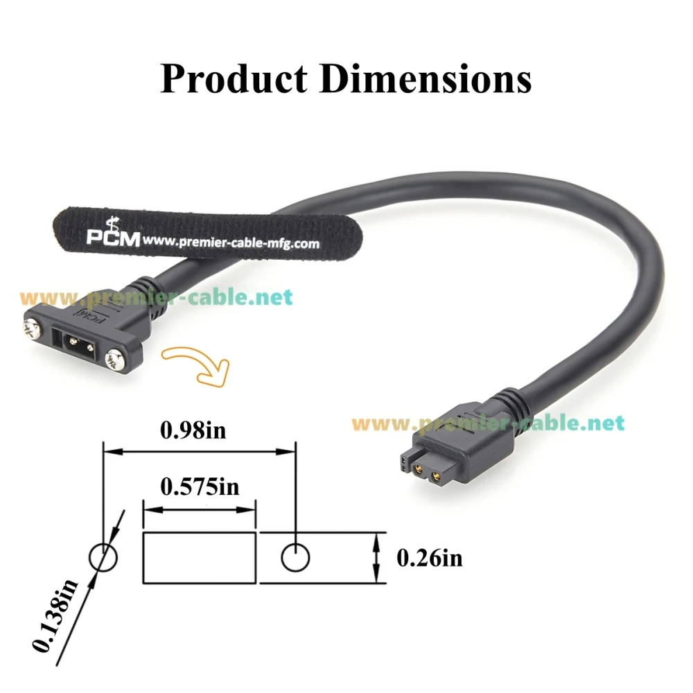 XT30 Stromkabel XT30 Buchse auf offenes Ende Pigtail-Kabel 16AWG Hochstrom für FPV-Drohne, LiPo-Akku, RC-Flugzeug, Solargenerator – Detail 6