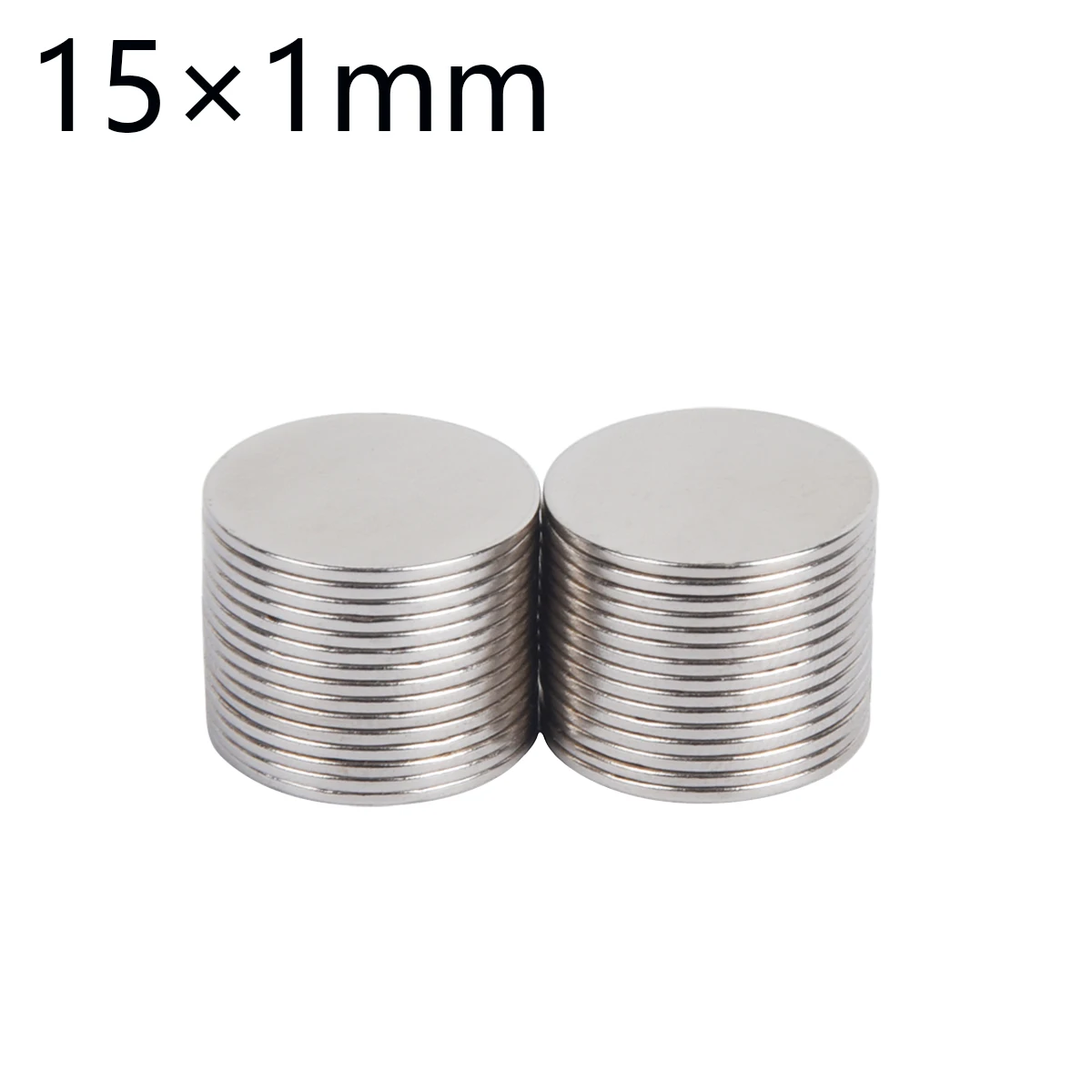 15x1mm Strong Round Fridge Magnets N35 Thin Rare Earth Powerful Neodymium Magnet for DIY Office Organize Magnetic Disc 10~200pcs