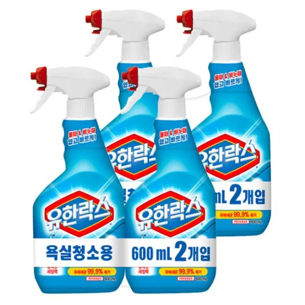 600ml x 4 pieces for quiet rock bathroom cleaning