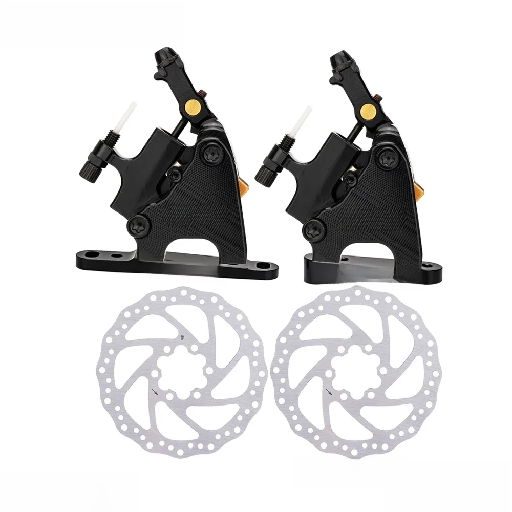 AliExpress ZTTO Road Bike Line Pulling Hydraulic Disc Brake Calipers Flat Mount Front Rear CX Road Bicycle Disc Brake 140 160mm Brake Rotor