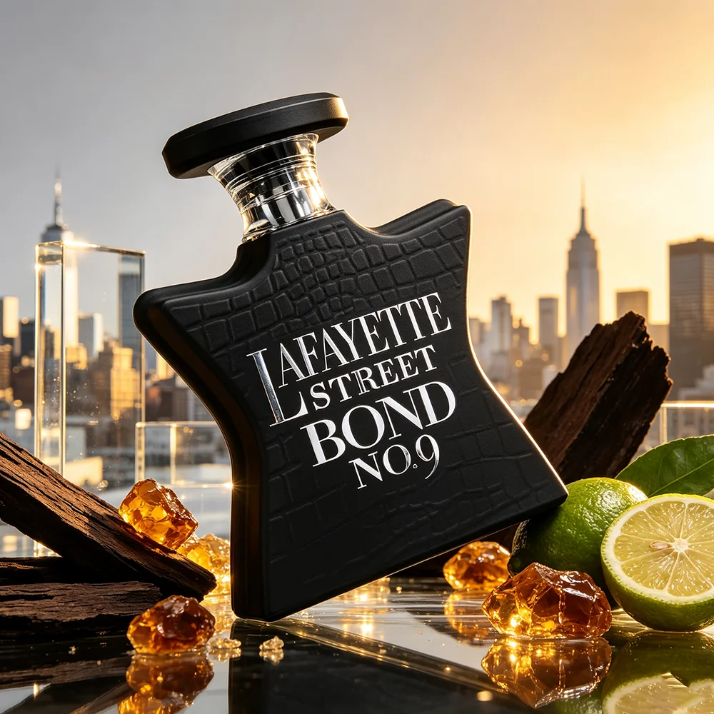 Bond No.9 Lafayette Street Perfume 100ml Men Fresh Spicy Sweet Scent Bergamot Coriander Apple Vanilla Dry Wood Tonka Bean Long Lasting EDP Luxury Star Bottle Gift view 6