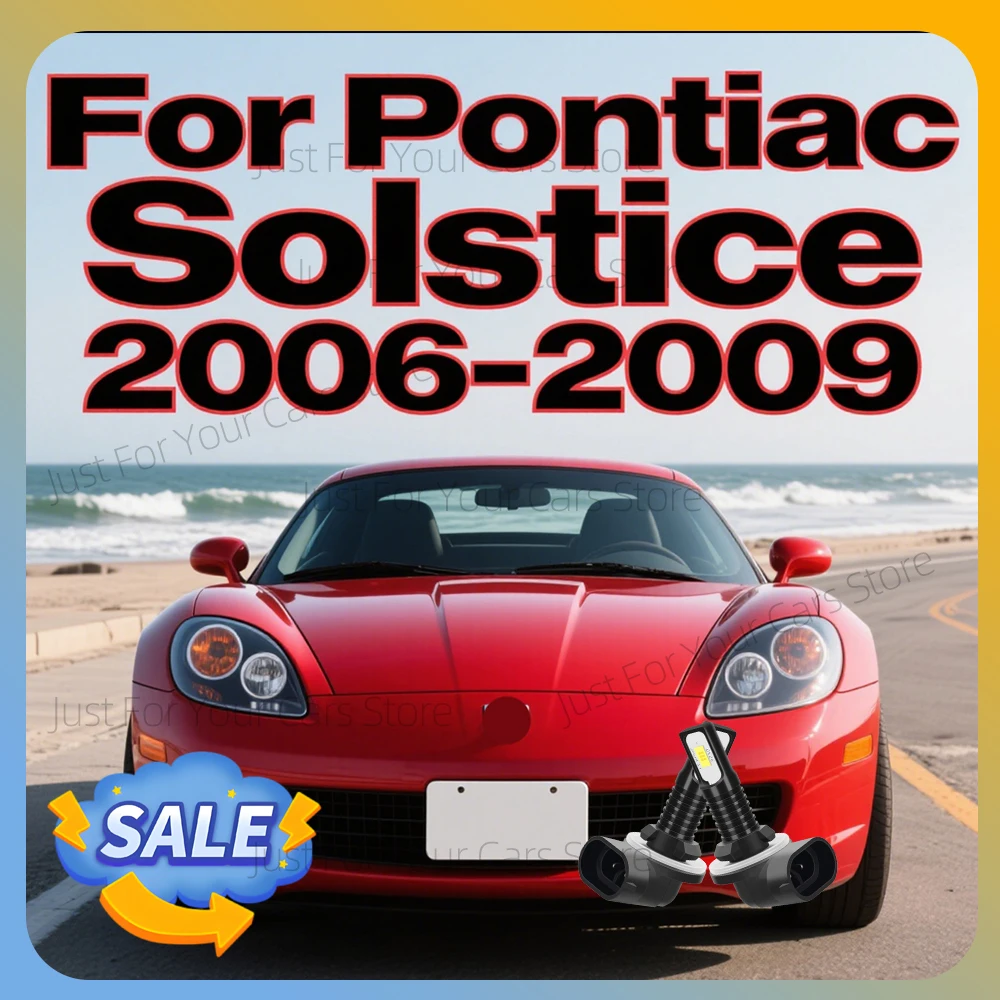 

2 шт. автомобильные передние противотуманные фары для Pontiac Solstice 2006 2007 2008 2009 светодиодные противотуманные фары CSP 3570 чипы 15000LM 6000K