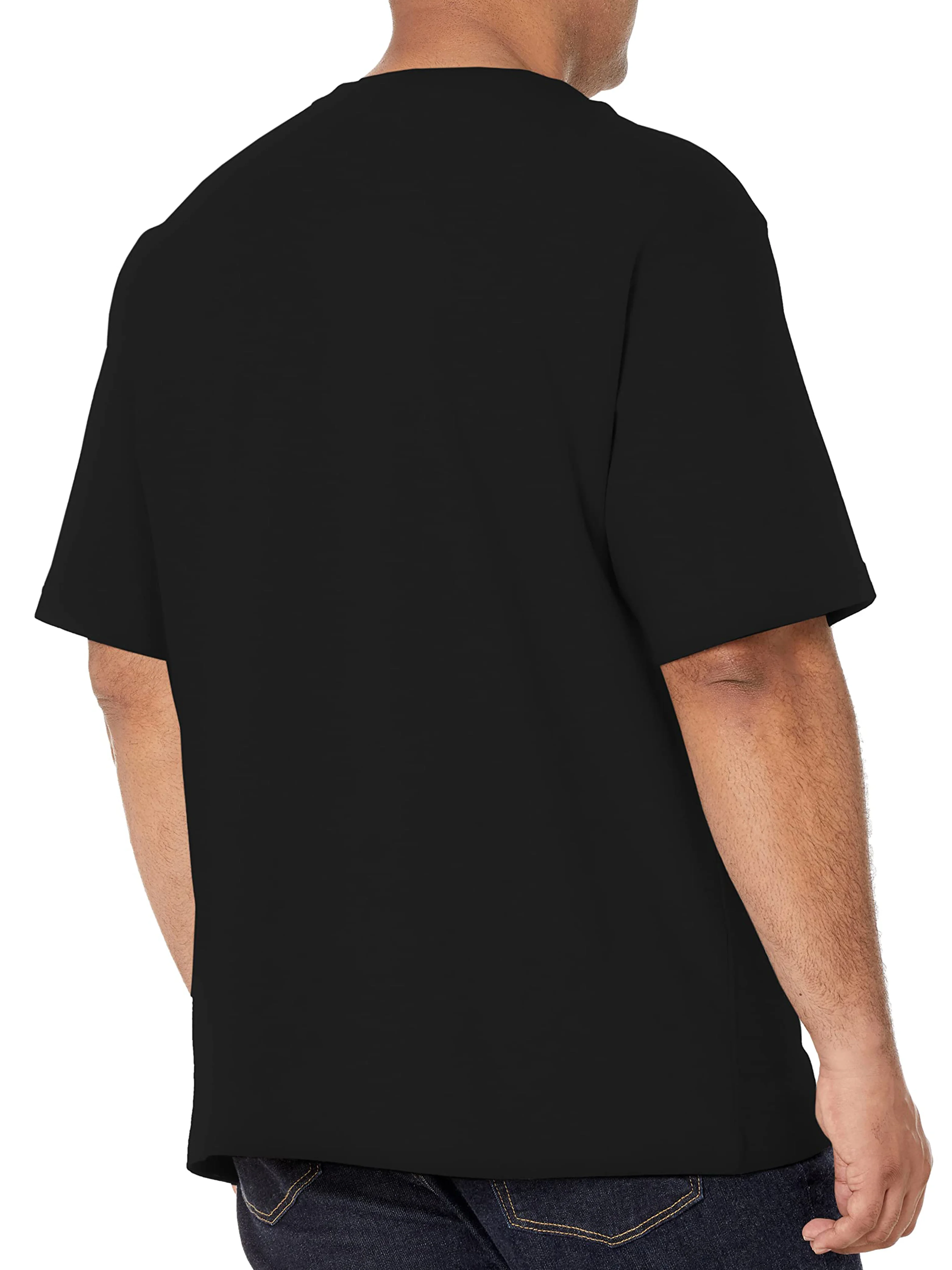 تي شيرت رجالي بتصميم مطبوع عليه Happy Thanksgiving، أسود بأكمام قصيرة ورقبة دائرية، 100% قطن #3